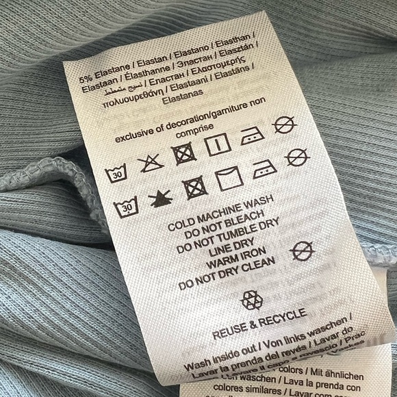 ONLY Light Blue Cropped Cardigan - Picture 4 of 4